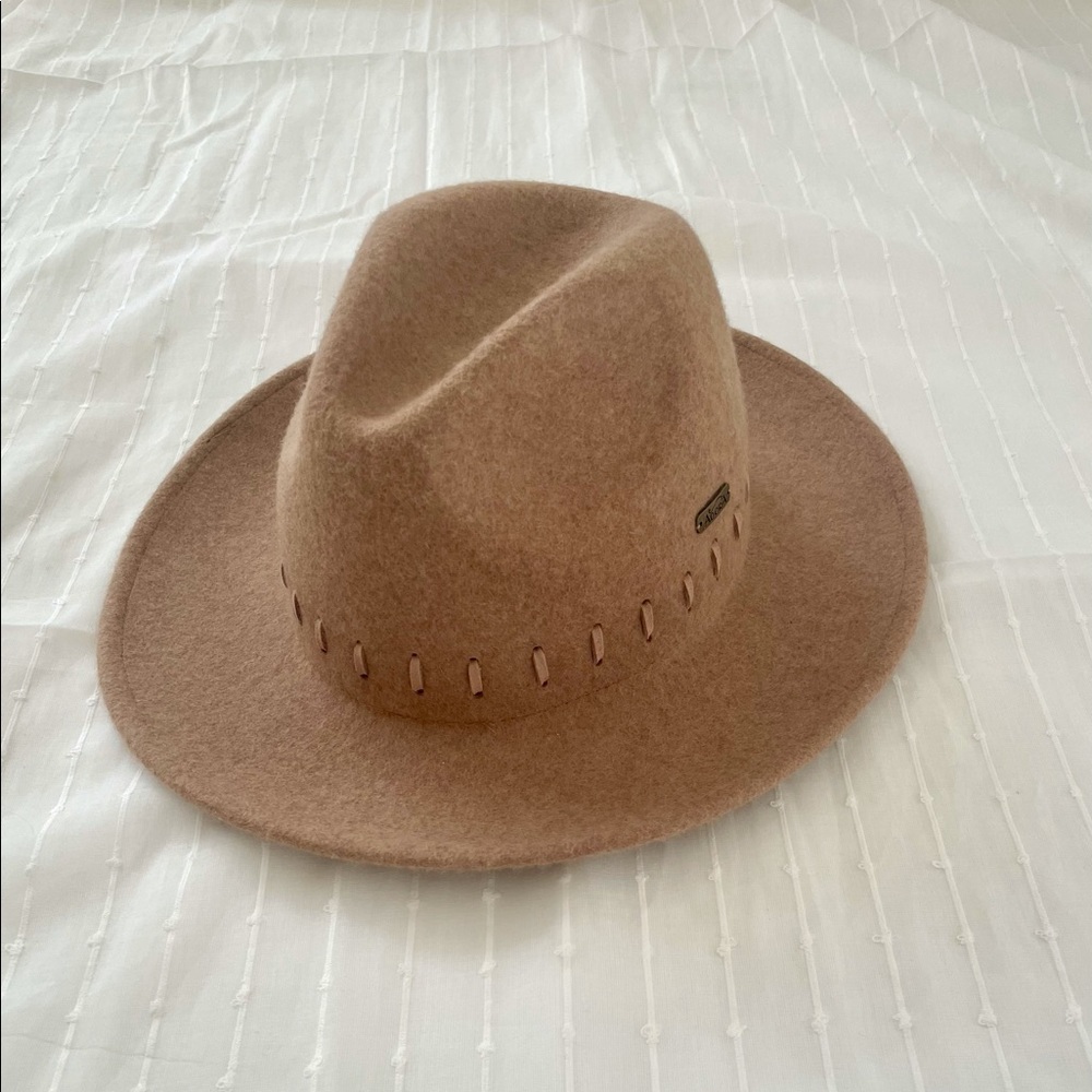 Adora Wool Felt Flat Bill Hat